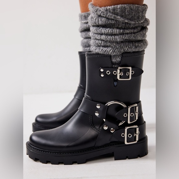 Free People Shoes - Make it Moto Rain Boots
